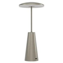 Eglo PICCOLA Tafellampen staal donker brons / Kunststof wit H: 280 mm | Ø 130 mm