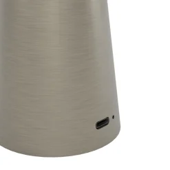 Eglo PICCOLA Tafellampen staal donker brons / Kunststof wit H: 280 mm | Ø 130 mm