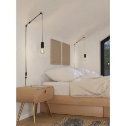 Eglo PINETINA hanglamp staal zwart H: 1280 mm