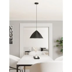 Eglo PODERE hanglamp staal zwart H: 1100 mm | Ø 425 mm