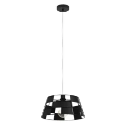 Eglo PONTEFRACT hanglamp staal zwart H: 1100 mm | Ø 420 mm