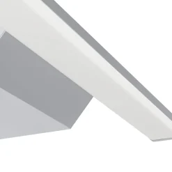 Eglo REGELLO-Z Spiegelarmaturen kunststof, aluminium chroom, zilver / Kunststof wit H: 40 mm