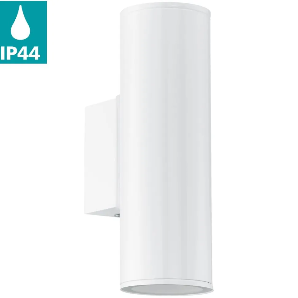 Eglo RIGA Wandlamp staal verzinkt wit H: 200 mm