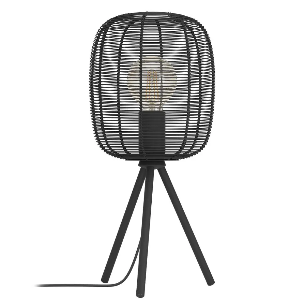 Eglo RINROE Tafellampen staal zwart H: 440 mm | Ø 200 mm