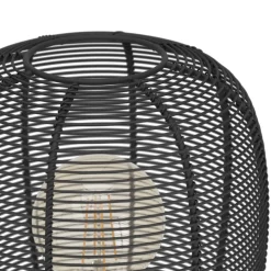 Eglo RINROE Tafellampen staal zwart H: 440 mm | Ø 200 mm