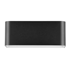 Eglo SANIA 4 Wandlamp aluminium zwart, wit H: 80 mm