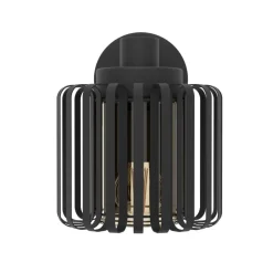 Eglo SELINUS Wandlamp staal zwart / Glas helder H: 220 mm