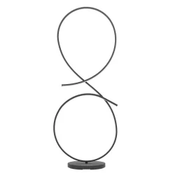 Eglo SERPINS Staande lampen aluminium, staal zwart / Kunststof wit H: 1070 mm