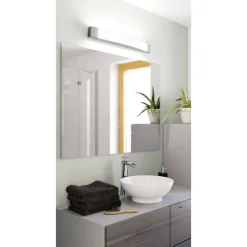 Eglo SIDERNO Spiegelarmaturen staal chroom / Kunststof satijn