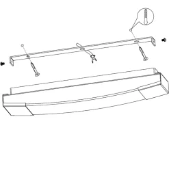 Eglo SIDERNO Spiegelarmaturen staal chroom / Kunststof satijn