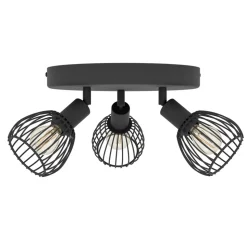 Eglo SONNINO spot staal zwart H: 185 mm | Ø 250 mm