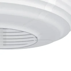 Eglo SUMMERHILL hanglamp staal, hout wit, bruin / papier wit H: 1100 mm | Ø 400 mm