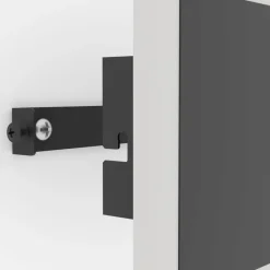 Eglo TALAMELLO 1 Wandlamp staal zwart / Kunststof satijn H: 120 mm