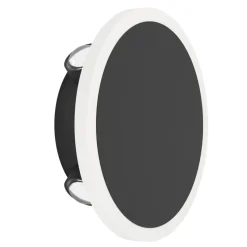 Eglo TALAMELLO 1 Wandlamp aluminium zwart / Kunststof wit Ø 170 mm