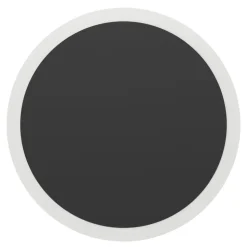 Eglo TALAMELLO 1 Wandlamp aluminium zwart / Kunststof wit Ø 170 mm