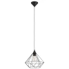 Eglo TARBES hanglamp Kunststof zwart / staal zwart H: 1100 mm | Ø 325 mm