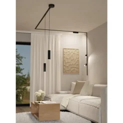 Eglo TPLUS SLIM SPOT spot Kunststof zwart H: 140 mm | Ø 55 mm