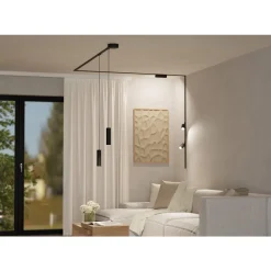 Eglo TPLUS SLIM SPOT spot Kunststof zwart H: 140 mm | Ø 55 mm