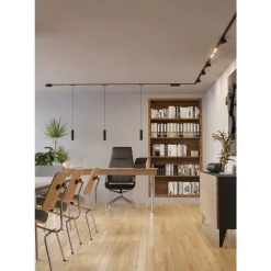 Eglo TPLUS WIDE SPOT spot Kunststof zwart H: 40 mm | Ø 85 mm