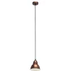 Eglo TRURO hanglamp staal koperkleuren-antiek H: 1100 mm | Ø 155 mm