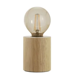 Eglo TURIALDO Tafellampen Hout bruin H: 100 mm | Ø 85 mm