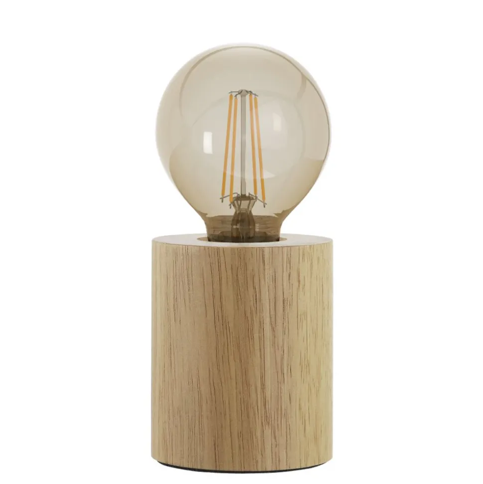 Eglo TURIALDO Tafellampen Hout bruin H: 100 mm | Ø 85 mm