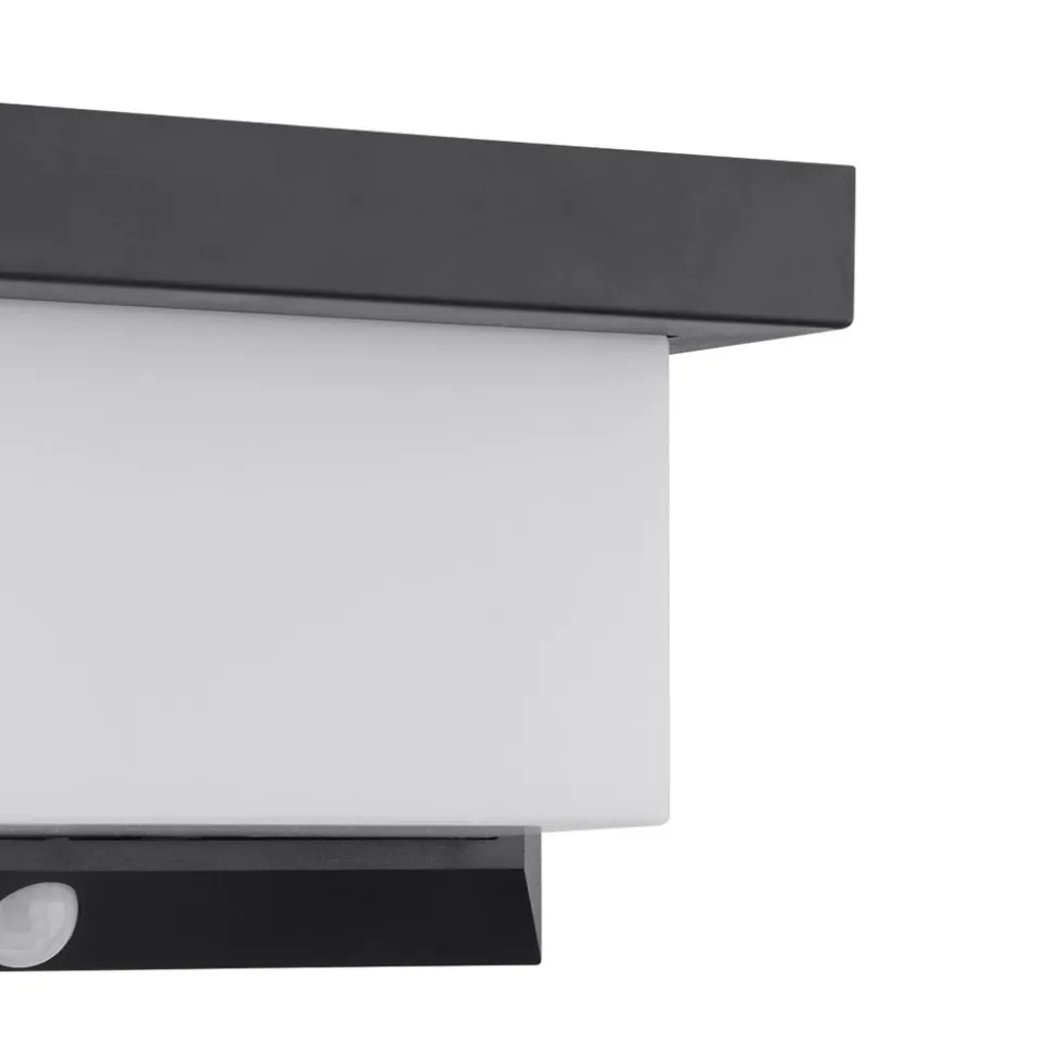 Eglo UTRERA zonne-energiearmatuur Kunststof zwart / Kunststof wit H: 120 mm