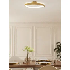 Eglo VALLEROSA Plafondarmaturen aluminium, staal geelkoper-geborsteld / Kunststof wit H: 75 mm