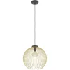 Eglo VENEZUELA hanglamp staal zwart, goud H: 1100 mm | Ø 400 mm