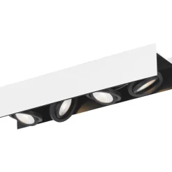 Eglo Vidago Spot wit zwart LED 4X5.4W 39318
