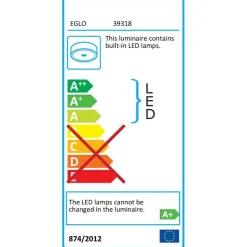 Eglo Vidago Spot wit zwart LED 4X5.4W 39318