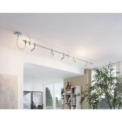 Eglo VILANOVA systeem aluminium, staal aluminium, chroom H: 200 mm