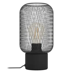 Eglo WRINGTON Tafellampen staal zwart H: 285 mm | Ø 150 mm