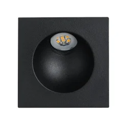 Eglo ZARATE inbouwarmatuur aluminium zwart / Kunststof wit