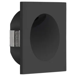 Eglo ZARATE inbouwarmatuur aluminium zwart / Kunststof wit