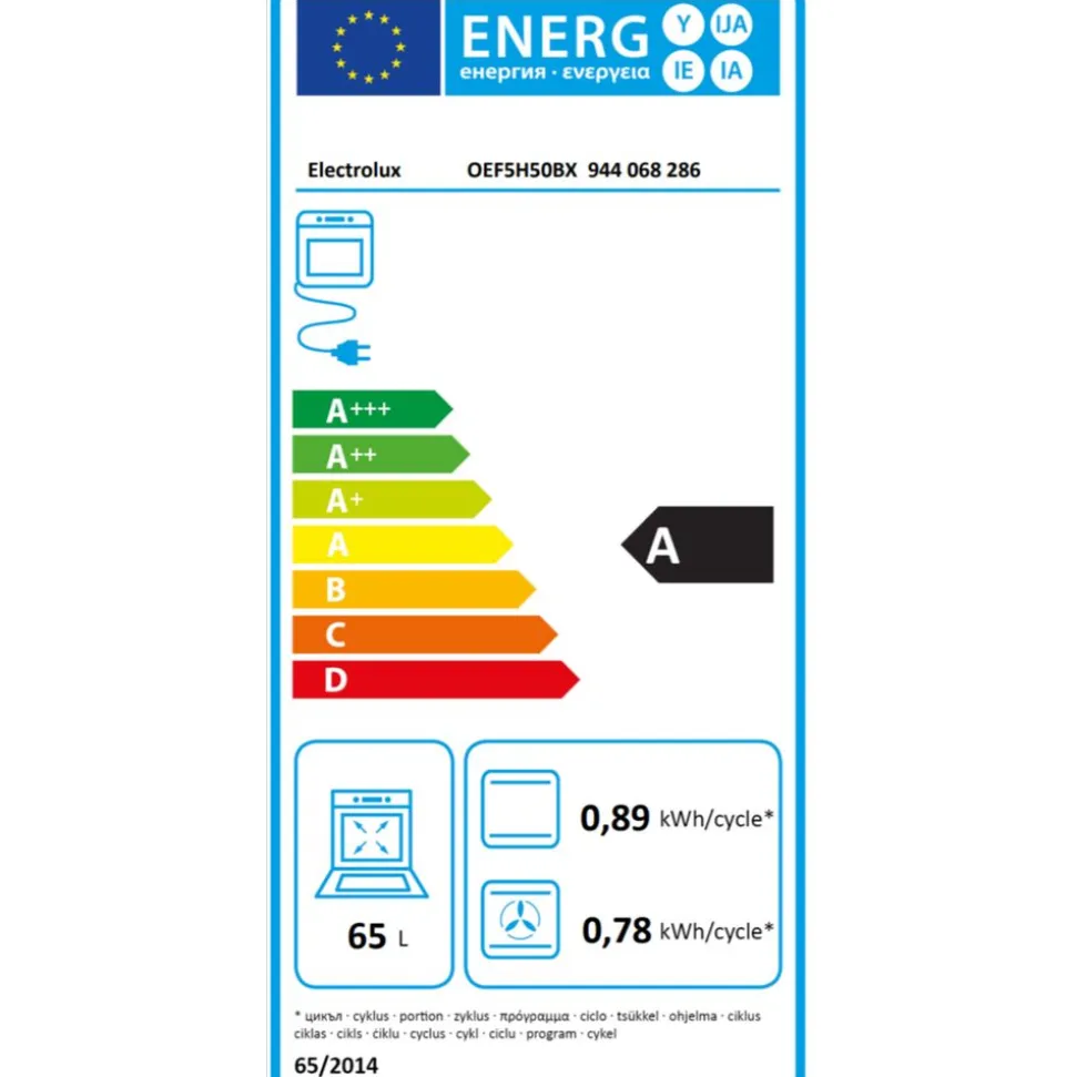 Electrolux OEF5H50BX