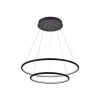 Fantasia ANNU pend. 2 rings  53W  SMD 3000K dimmable ø600+400mm Black