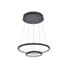 Fantasia ANNU pend. 2 rings  36W  SMD 3000K dimmable ø400+300mm Black