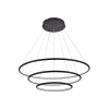 Fantasia ANNU Pend. 3 rings  99W  SMD 3000K dimmable ø800+600+400mm Black