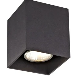 Fantasia BABAR Plafondlicht zwart vierkant 1xGU10 excl (max 50W)