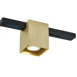 Fantasia BABAR sqr 1xGU10 excl monofase track spot geborsteld goud