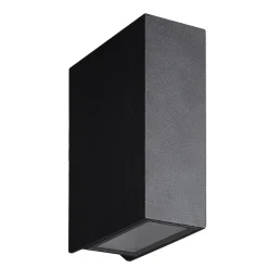 Fantasia BAKU wall light 2x 3Watt 2x150Lm LED IP54 zwart