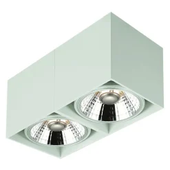 Fantasia BOX-2L square white incl. 2x AR111 12W 2700K 1130 lm