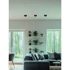 Fantasia CASSO Round Black Trimless recessed downlight GU10 excl