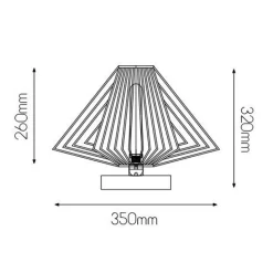 Fantasia DAXOS table lamp  1x E27 black