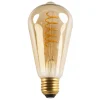 Fantasia E27 LED Decor Spiral ST64 5W Amber 2200K Dimbaar