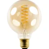Fantasia E27 LED Globe Spiral G95 5W Amber 2200K Dimbaar