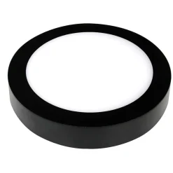 Fantasia FLUKE ceilinglamp round black 18W 3000K 1440lm diam 22,5 cm