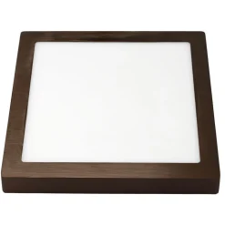 Fantasia FLUKE LED plafonnier vierkant geborsteld brons 24W 3000K 30cm