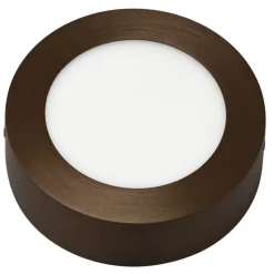 Fantasia FLUKE LED plafonnier rond geborsteld brons 6W 3000K Ø12cm